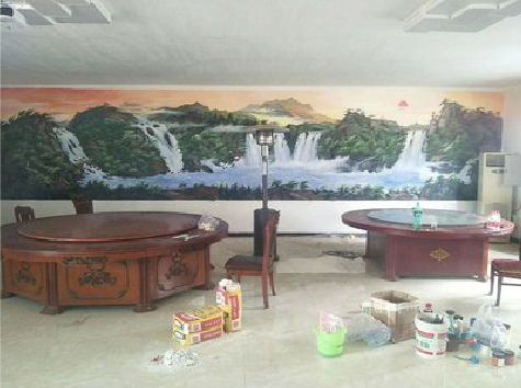 会泽墙绘-写实风景