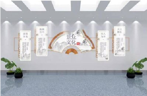 会泽企业文化墙设计的核心要素。