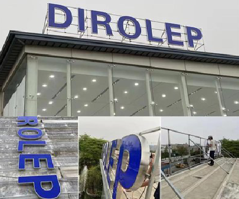 会泽楼顶发光字安装的注意事项。